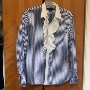 Ralph Lauren ruffle women blouse